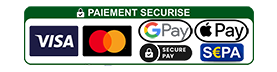 💳 Carte Bancaire , Apple pay, Google Pay, SEPA